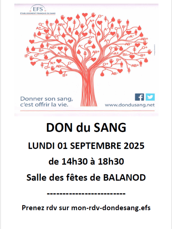 Affiche don du 01 septembre 2025