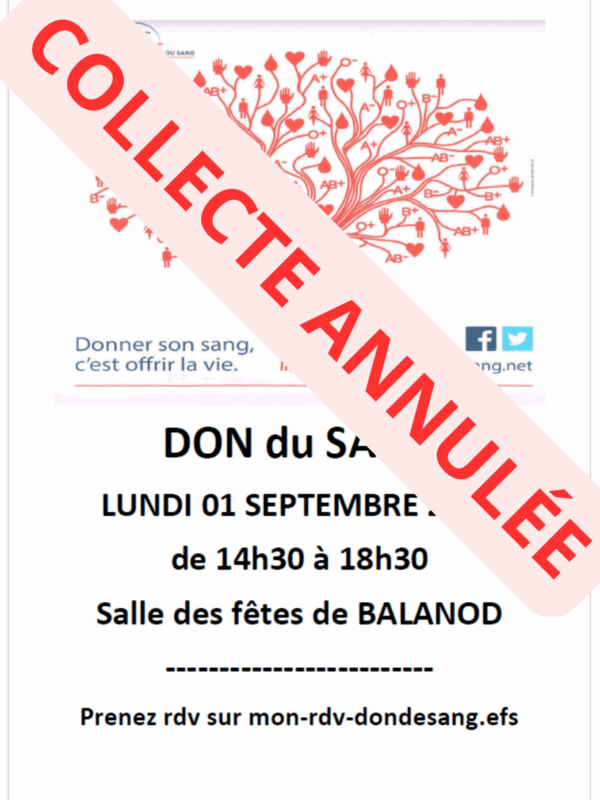 COLLECTE ANNULéE