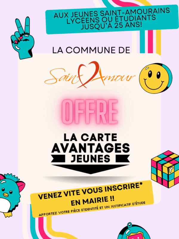 Carte avantage jeunes OFFERTE