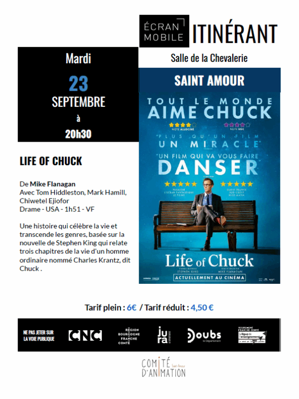 Cinéma - 23.09 - LIFE OF CHUCK