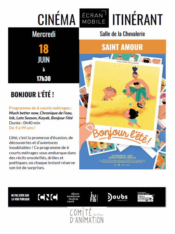 Cinéma - Bonjour l'été - 18.06