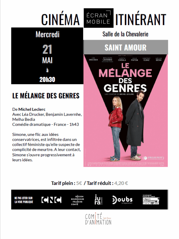 Cinéma - Le mélange des genres - 21.05