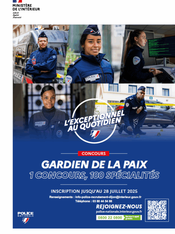 Gardien de la paix - 28.07