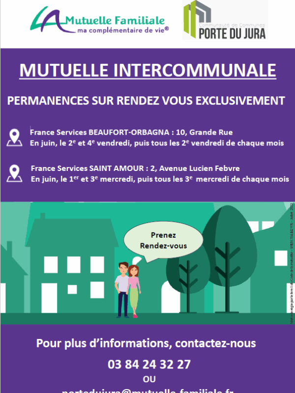 Mutuelle intercommunale - permanences