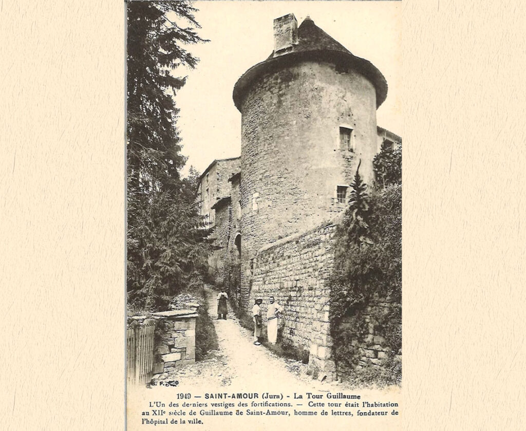 Tour Guillaume à Saint Amour - Photo prise en 1949