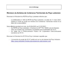Avis Affichage 1ere page
